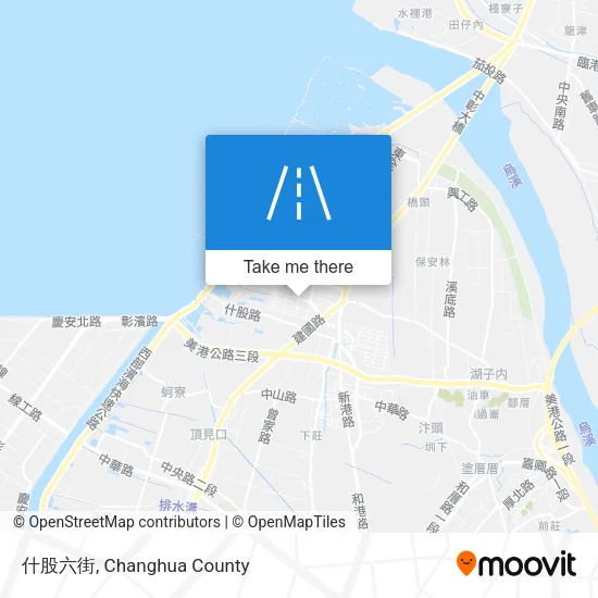 什股六街 map