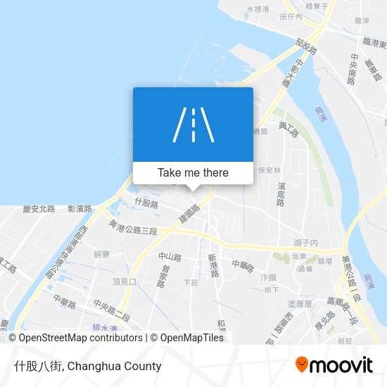 什股八街 map