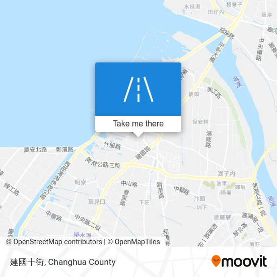 建國十街 map