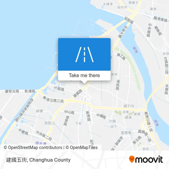 建國五街 map
