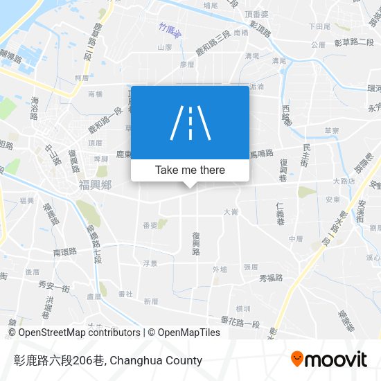 彰鹿路六段206巷 map