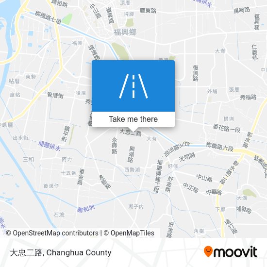 大忠二路地圖