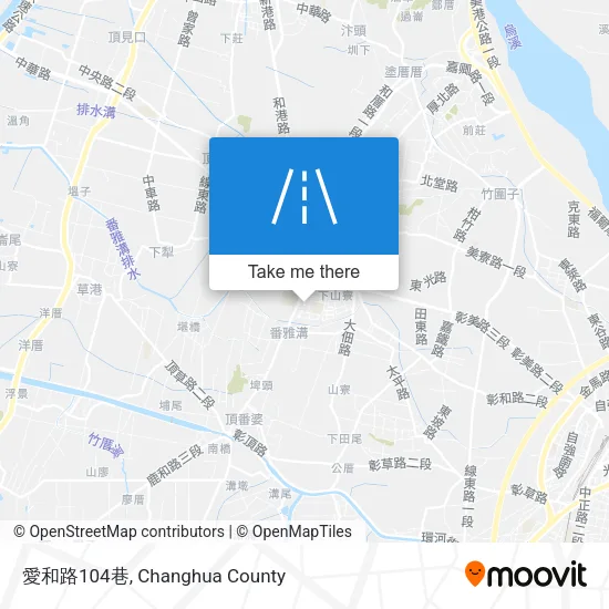 愛和路104巷地圖