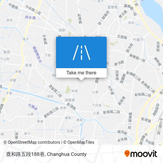 鹿和路五段188巷地圖