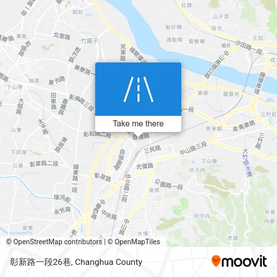 彰新路一段26巷地圖