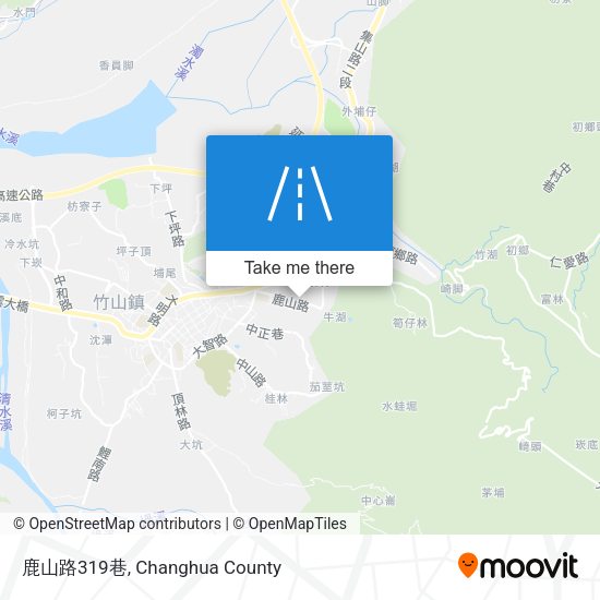 鹿山路319巷地圖
