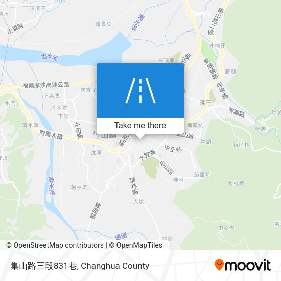 集山路三段831巷地圖