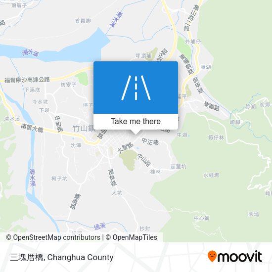 三塊厝橋地圖
