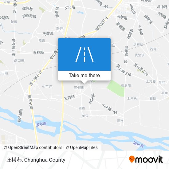 庄橫巷地圖