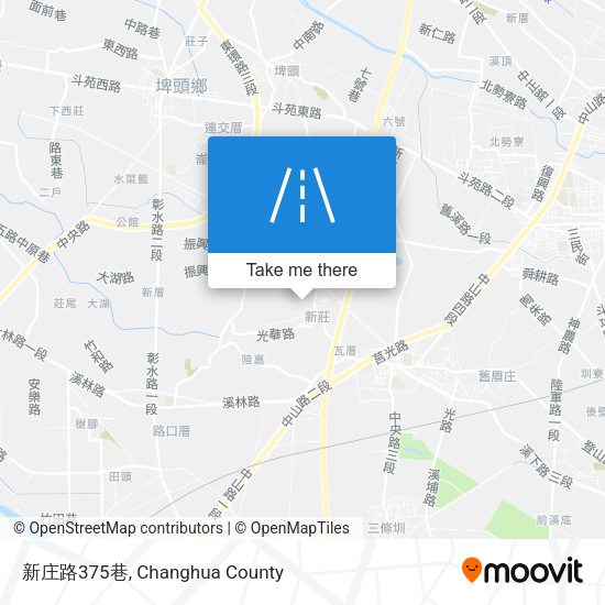 新庄路375巷地圖