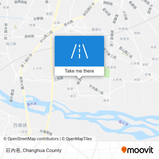 莊內巷 map