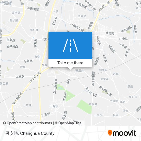 保安路地圖