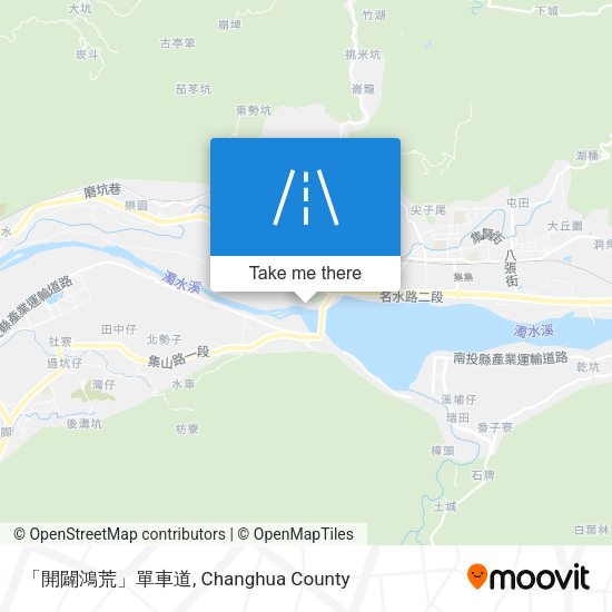 「開闢鴻荒」單車道 map