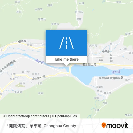 「開闢鴻荒」單車道地圖
