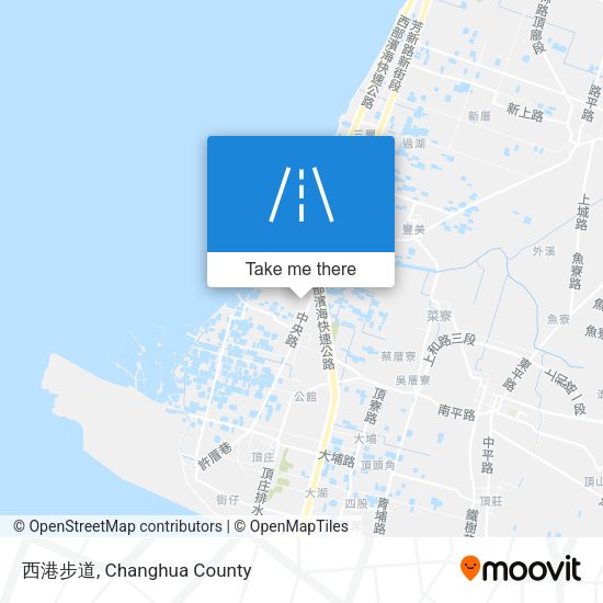 西港步道地圖