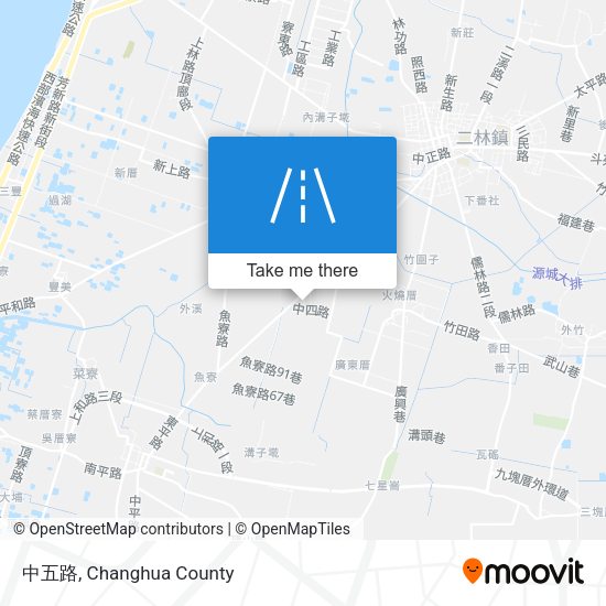 中五路地圖