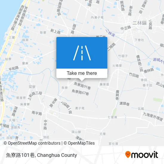 魚寮路101巷 map