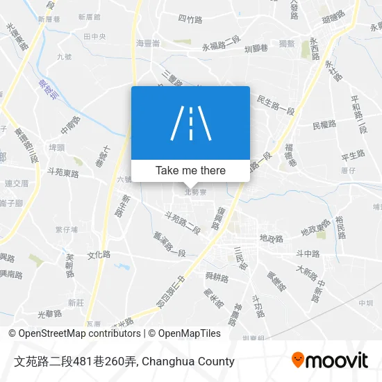 文苑路二段481巷260弄地圖
