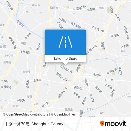 中寮一路70巷 map