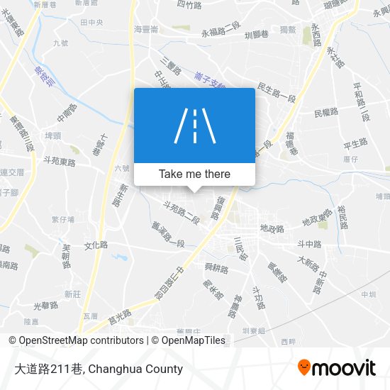大道路211巷地圖