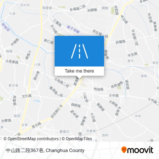 中山路二段367巷地圖
