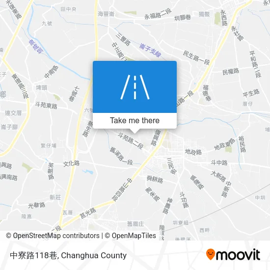 中寮路118巷 map