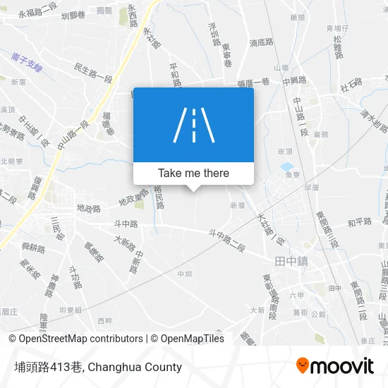 埔頭路413巷 map