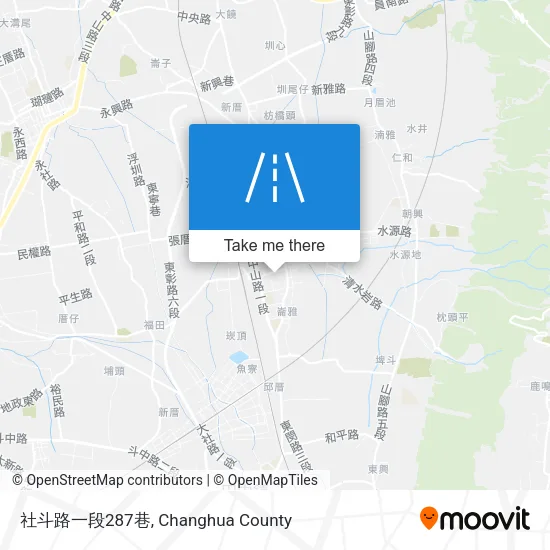 社斗路一段287巷地圖