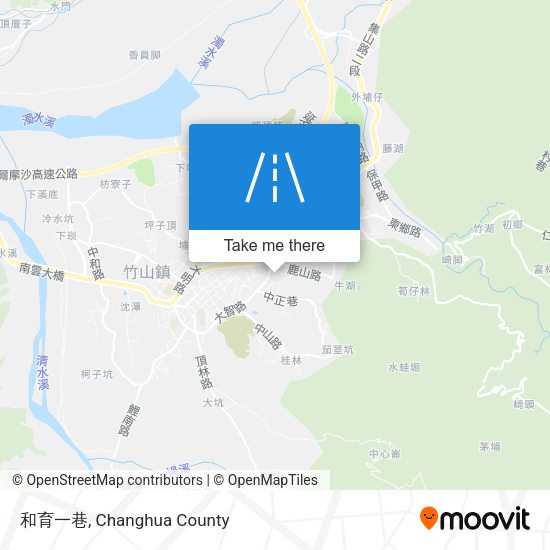 和育一巷地圖