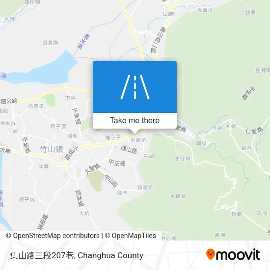 集山路三段207巷地圖