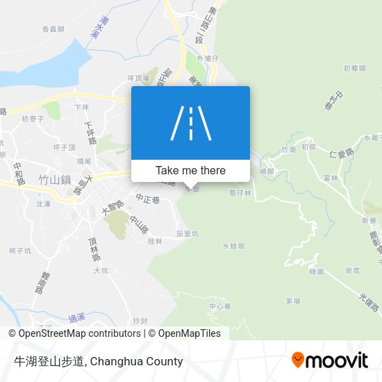 牛湖登山步道地圖