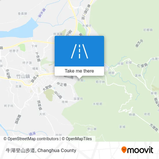 牛湖登山步道 map