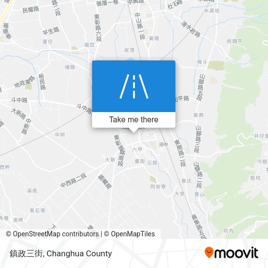鎮政三街地圖