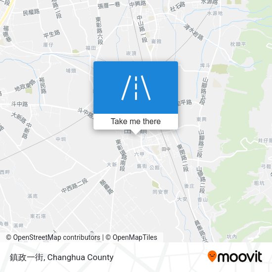 鎮政一街地圖