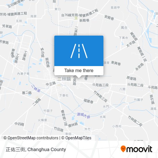 正佑三街 map