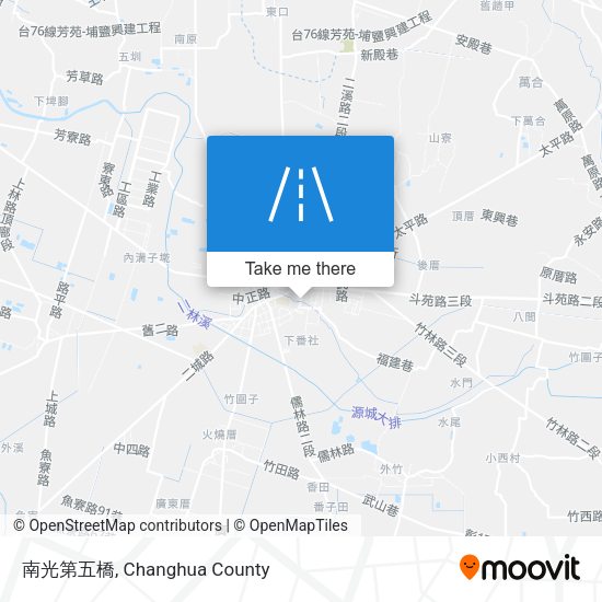 南光第五橋地圖