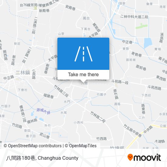 八間路180巷地圖