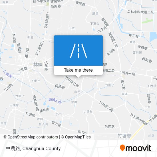 中農路地圖