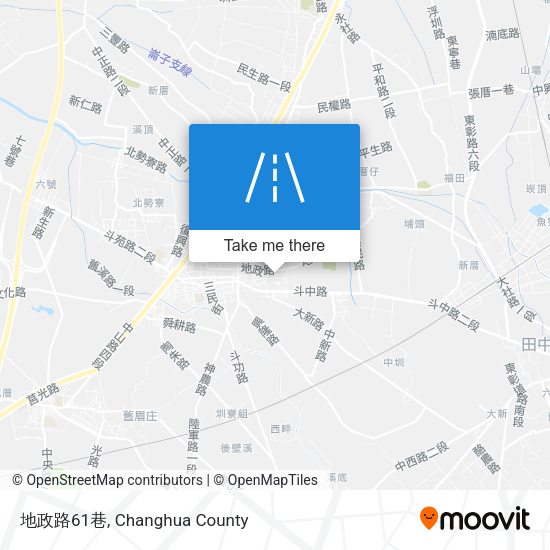 地政路61巷地圖