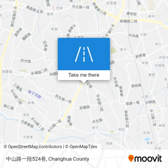 中山路一段524巷 map