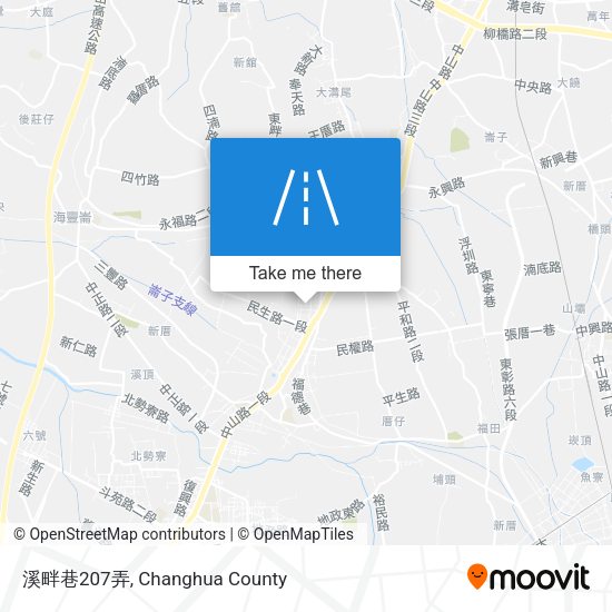 溪畔巷207弄 map