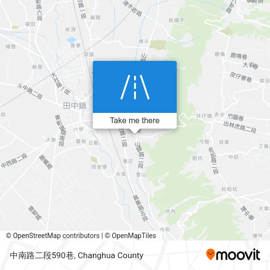 中南路二段590巷地圖