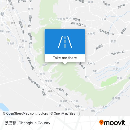 臥雲橋地圖