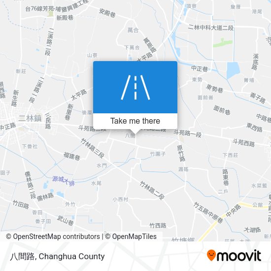 八間路地圖