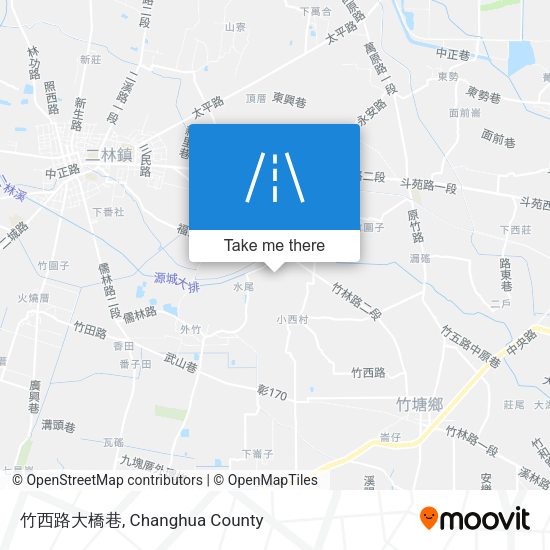 竹西路大橋巷地圖
