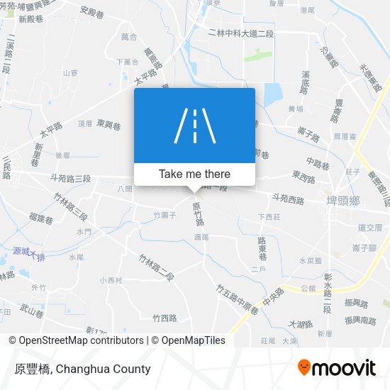 原豐橋地圖