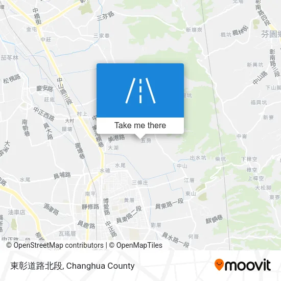 東彰道路北段 map