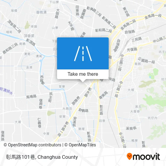 彰馬路101巷 map