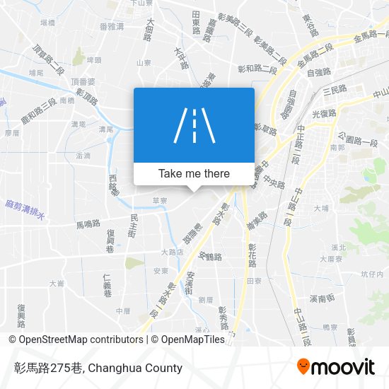 彰馬路275巷 map