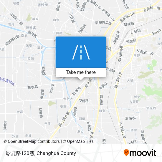 彰鹿路120巷 map